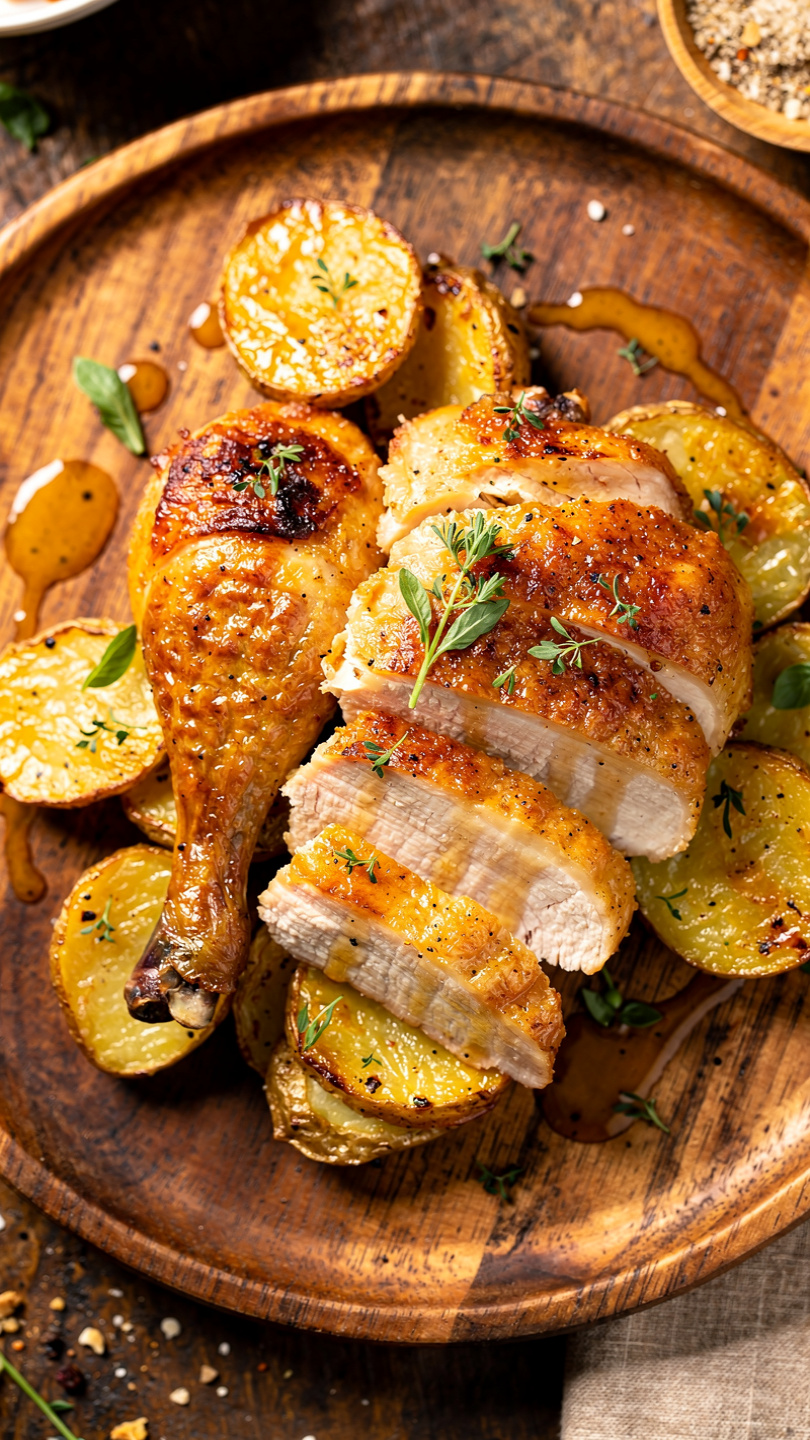 Loaded BBQ Chicken and Potato Casserole