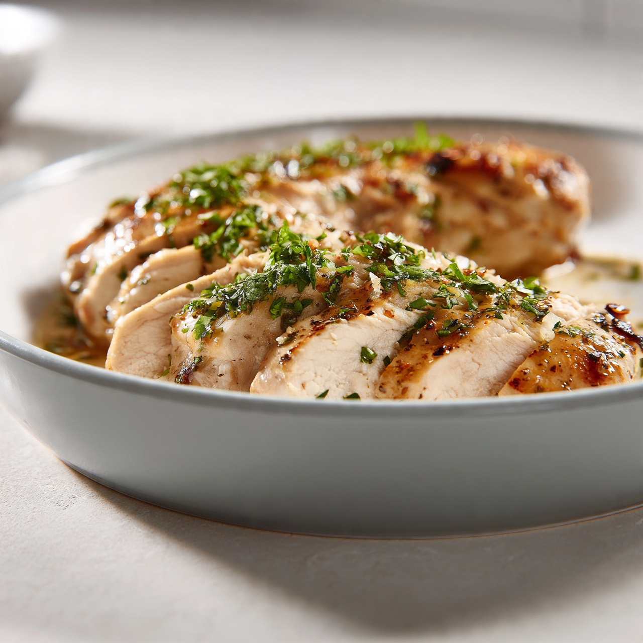 Chicken Scampi with Creamy Garlic Parmesan Rice