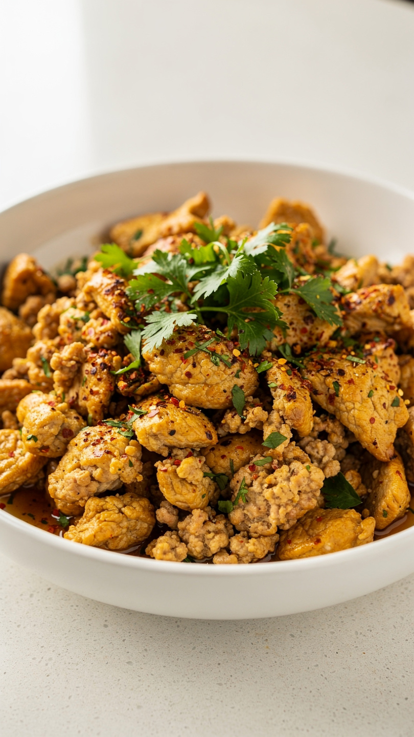 Thai Basil Chicken Rice (Easy Spicy Minced Chicken Recipe)
