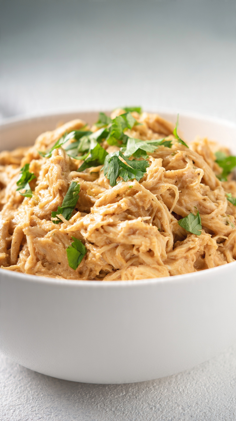 Slow Cooker Pulled Chicken (Easy Crock Pot Recipe)