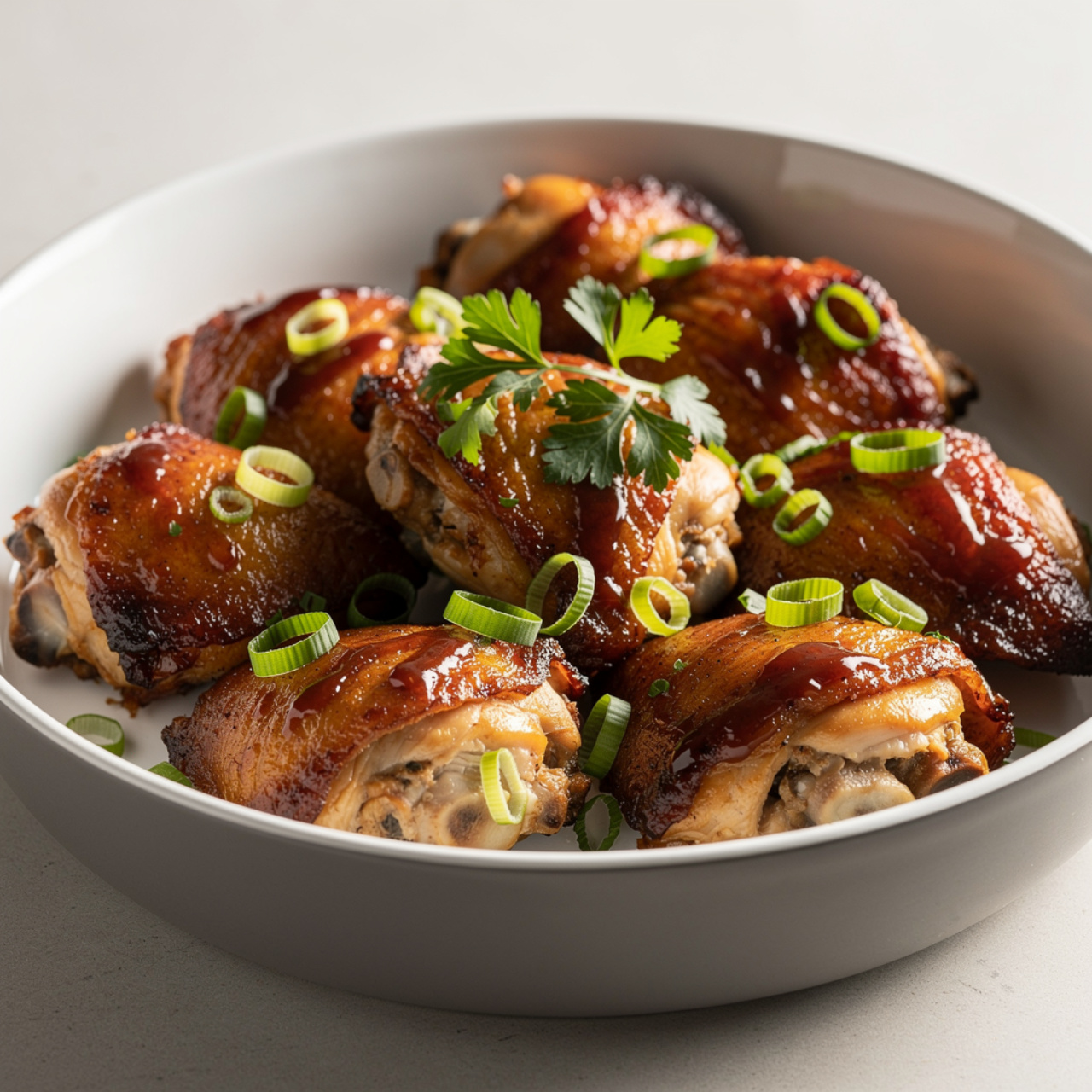 Crockpot BBQ Chicken Thighs
