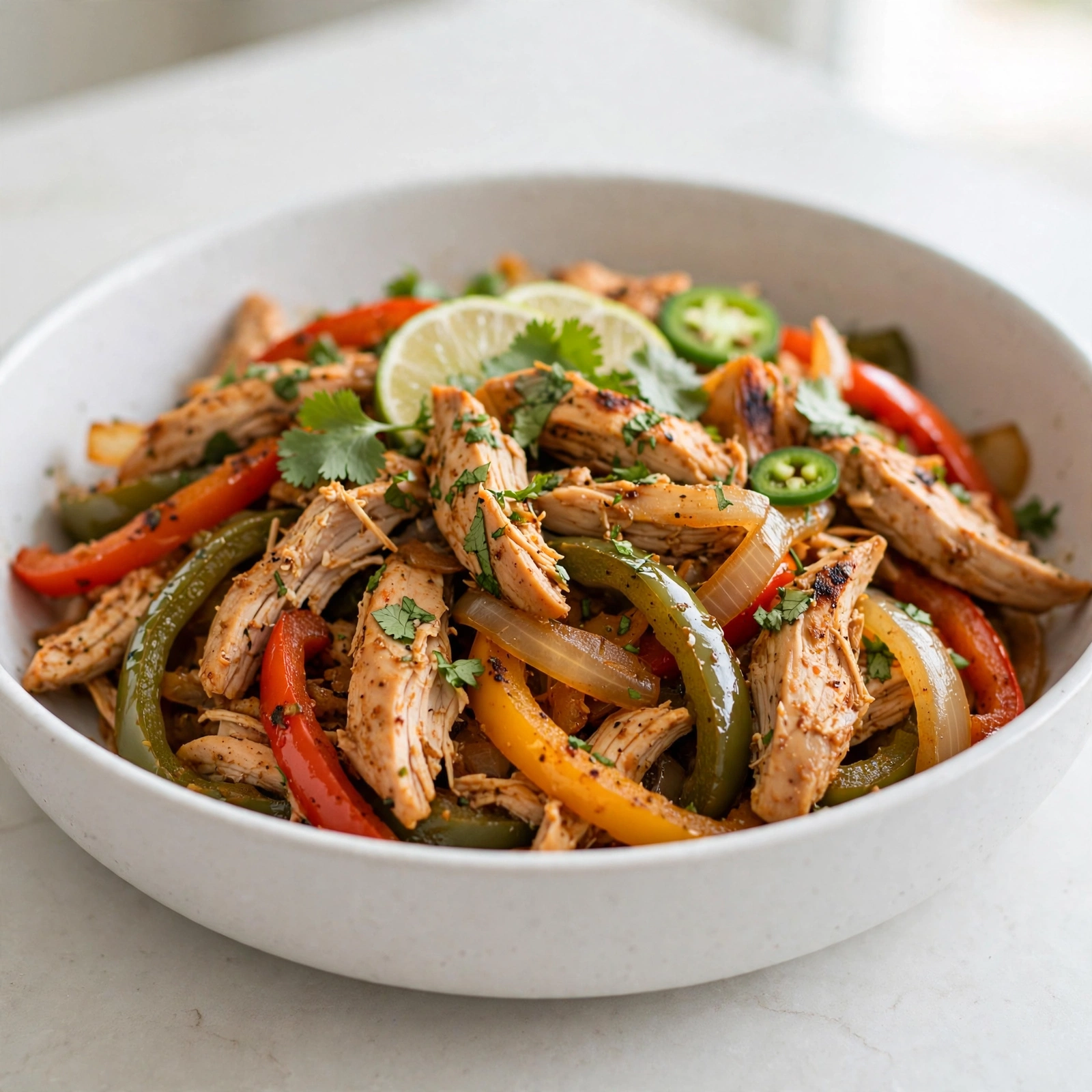 Crockpot Chicken Fajitas