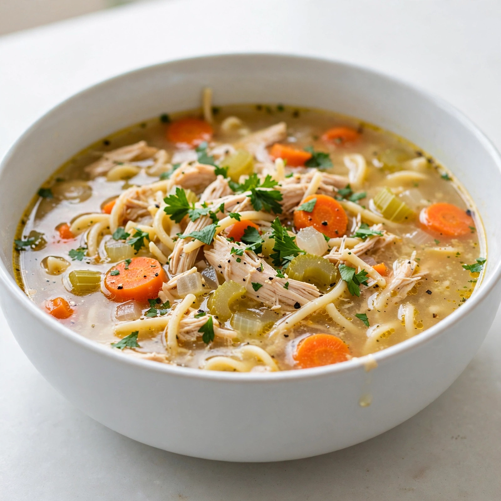 Crockpot Chicken Noodle Soup