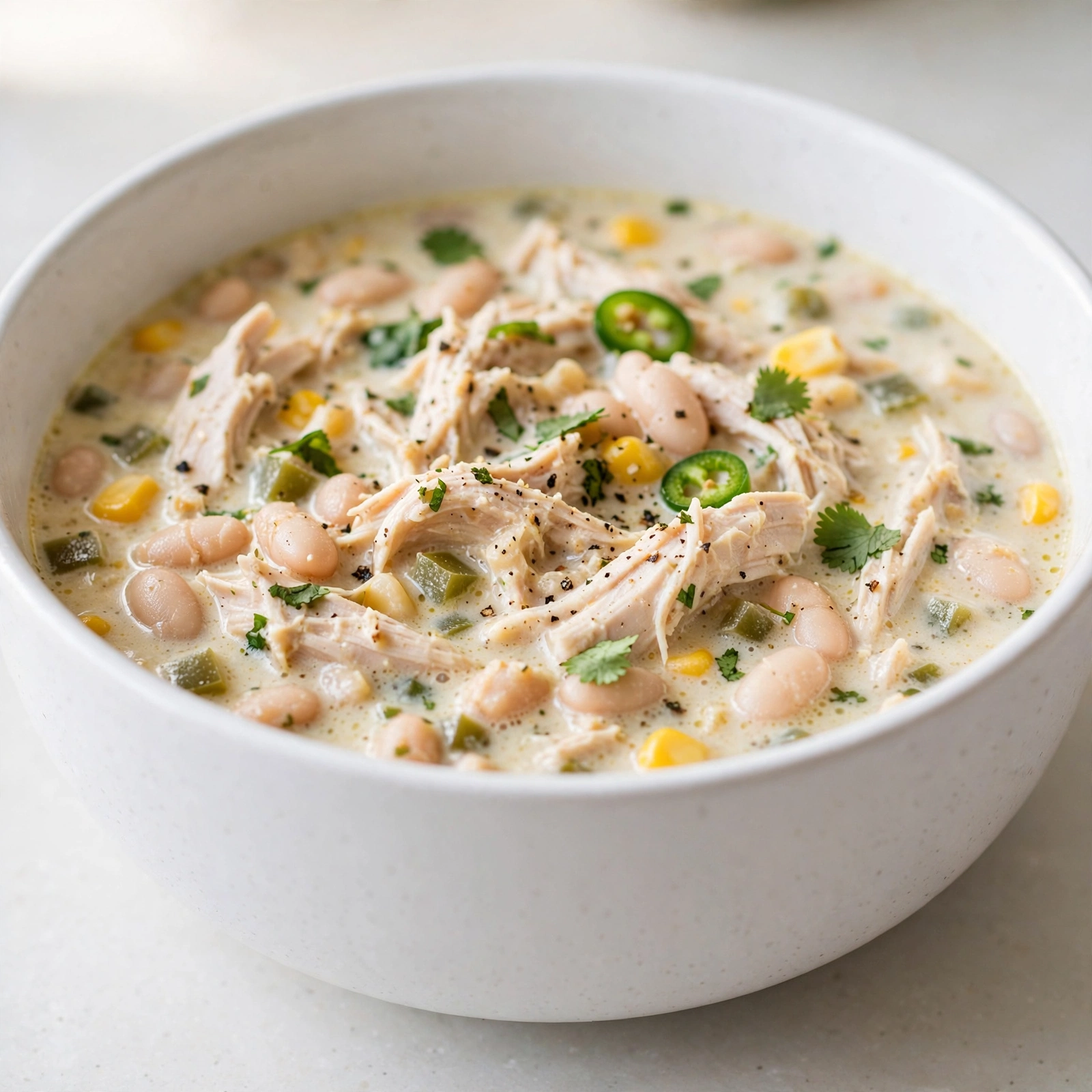 Crockpot White Chicken Chili