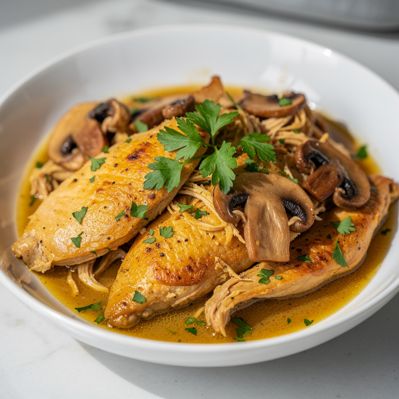 Slow Cooker Chicken Marsala