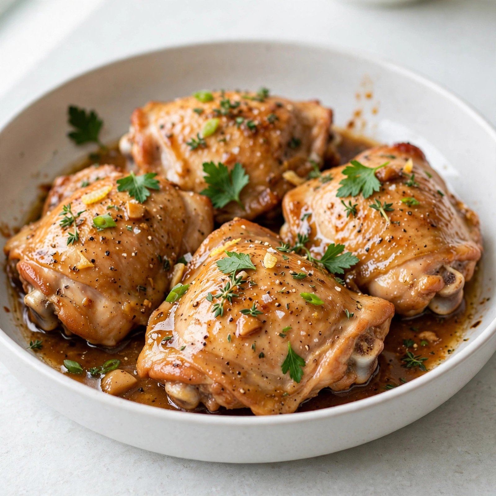 Slow Cooker Chicken Thighs