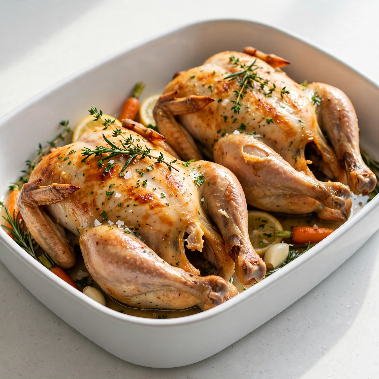 Slow Cooker Cornish Hens