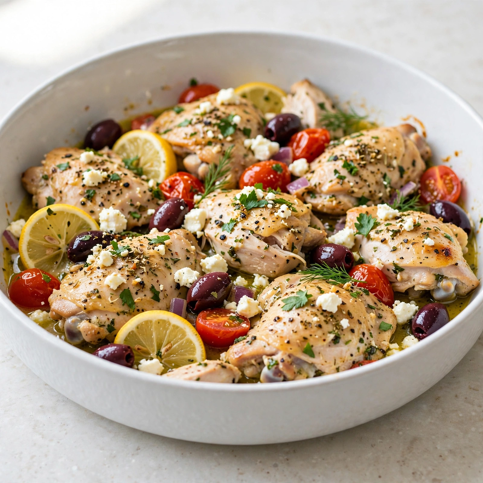 Slow Cooker Greek Chicken